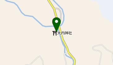 大内神社の地図画像