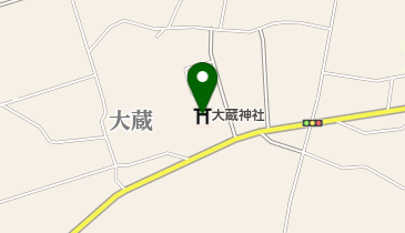 大蔵神社の地図画像