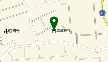 赤城神社の地図画像