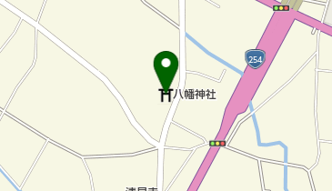 八幡神社の地図画像