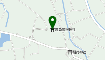 高負彦根神社の地図画像