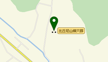 比丘尼山横穴群の地図画像