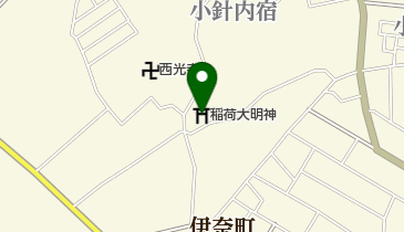 稲荷大明神の地図画像