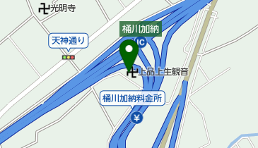 上品上生観音の地図画像