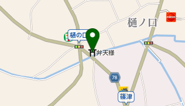 弁天様の地図画像