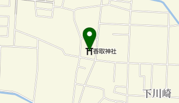 香取神社の地図画像