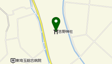 吉野神社の地図画像