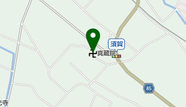 真蔵院の地図画像