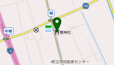 櫻神社の地図画像