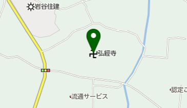 弘經寺の地図画像