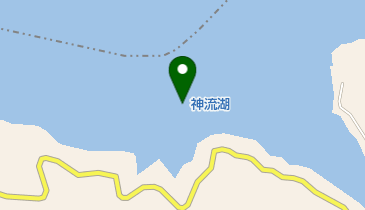 神流湖の地図画像