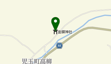 金鑚神社の地図画像