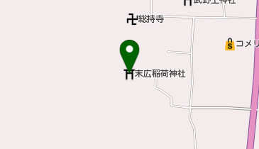 末広稲荷神社の地図画像