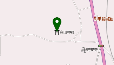 白山神社の地図画像