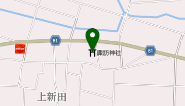 諏訪神社の地図画像