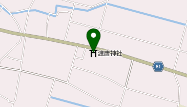 渡唐神社の地図画像