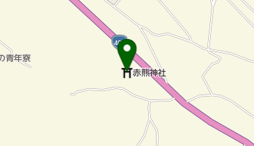 赤熊神社の地図画像