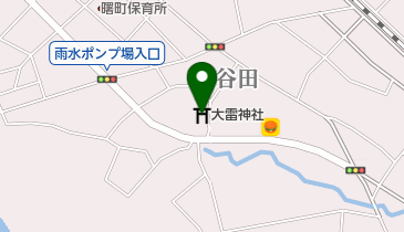 大雷神社の地図画像