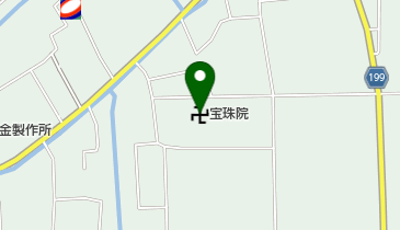宝珠院の地図画像