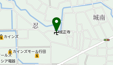 成正寺の地図画像