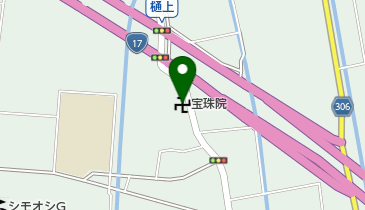 宝珠院の地図画像