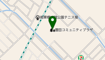 豊田コミュニティプラザの地図画像