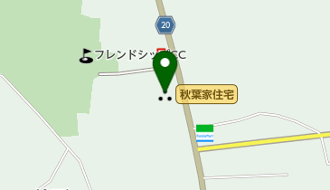 秋葉家住宅の地図画像