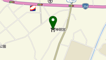 神明宮の地図画像