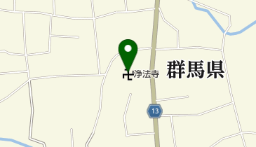 浄法寺の地図画像