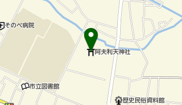 阿夫利天神社の地図画像