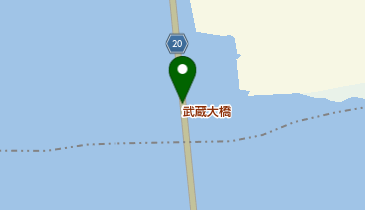 武蔵大橋の地図画像
