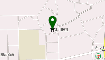 氷川神社の地図画像