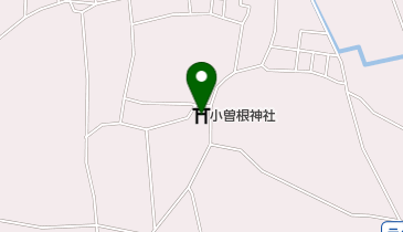 小曽根神社の地図画像