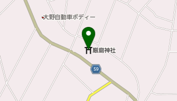 厳島神社の地図画像