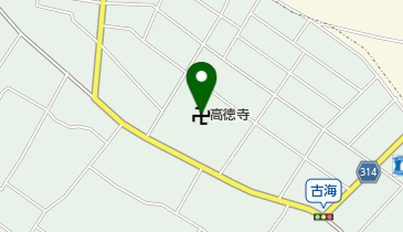 高徳寺の地図画像