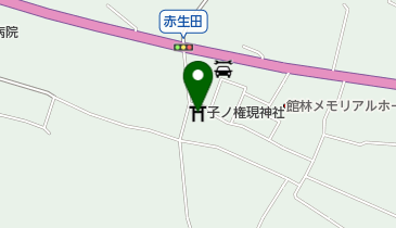 子ノ権現神社の地図画像