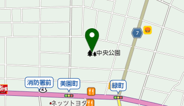 中央公園の地図画像