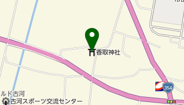 香取神社の地図画像