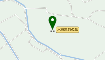 水野忠邦の墓の地図画像