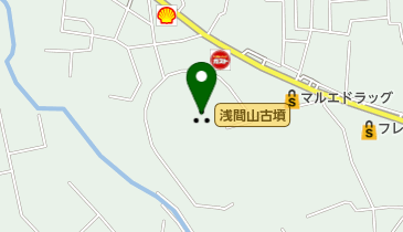 浅間山古墳の地図画像