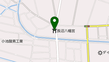 長沼八幡宮の地図画像