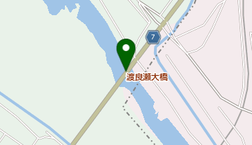 渡良瀬大橋の地図画像
