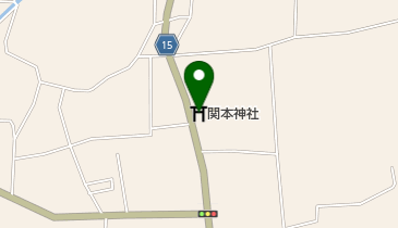 関本神社の地図画像