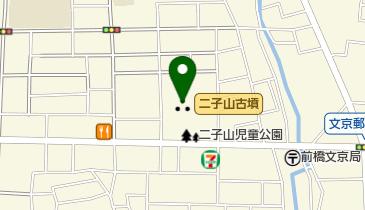 二子山古墳の地図画像