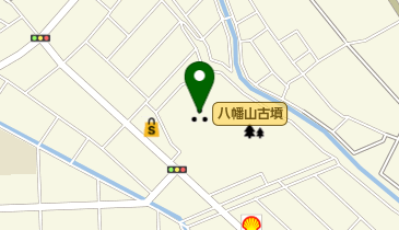 八幡山古墳の地図画像