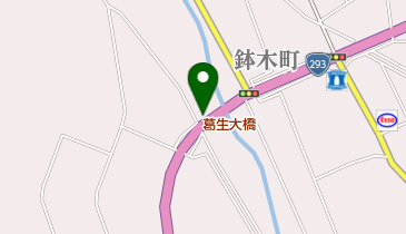 葛生大橋の地図画像