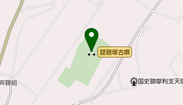 琵琶塚古墳の地図画像