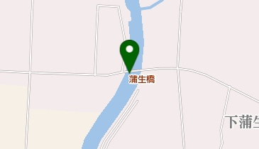 蒲生橋の地図画像