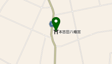 本吉田八幡宮の地図画像