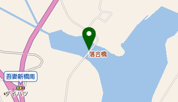 落合橋の地図画像